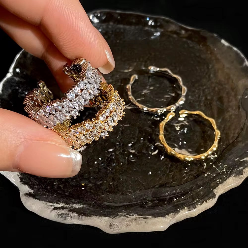 Gleamstone Irregular Starlit Grace Ring