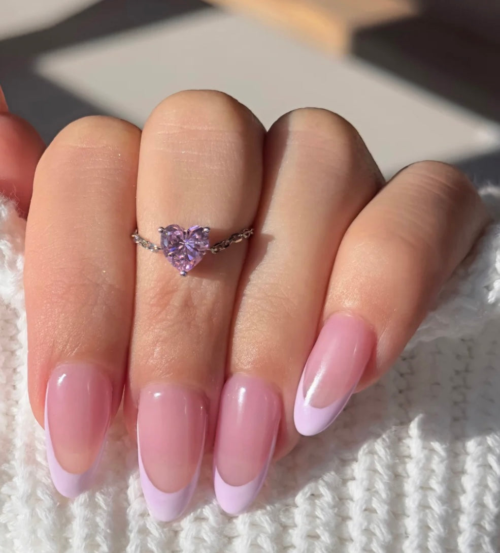 Perfect Bestie Matching Adjustable Chain Heart Ring