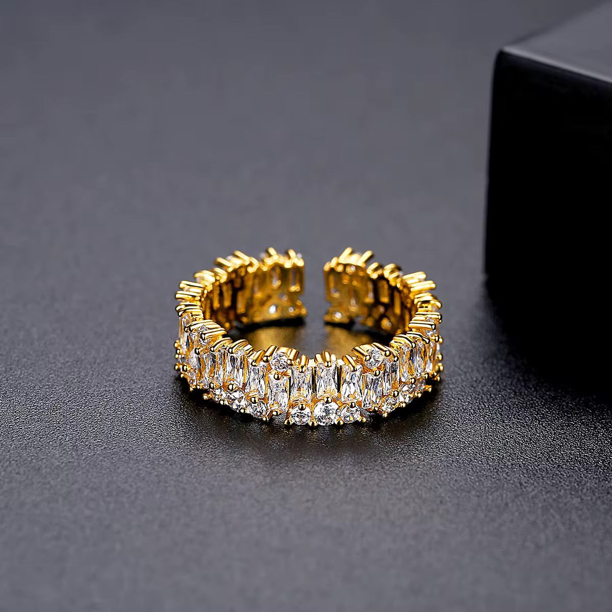 Gleamstone Irregular Starlit Grace Ring