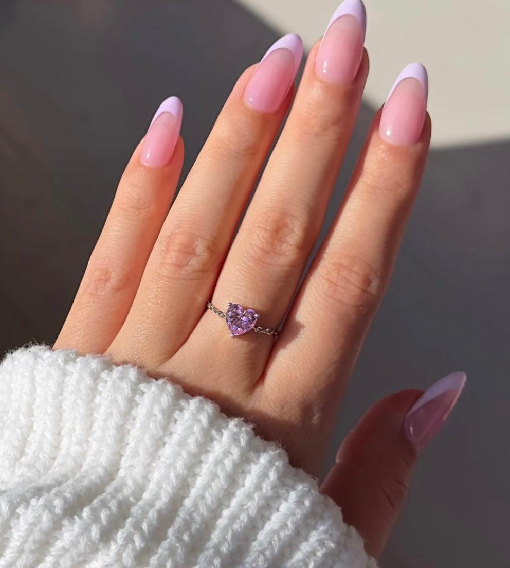 Perfect Bestie Matching Adjustable Chain Heart Ring