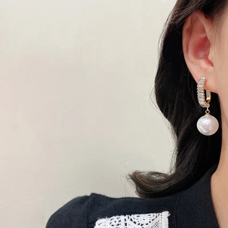 Bridal Simulated Pearl Earrings
