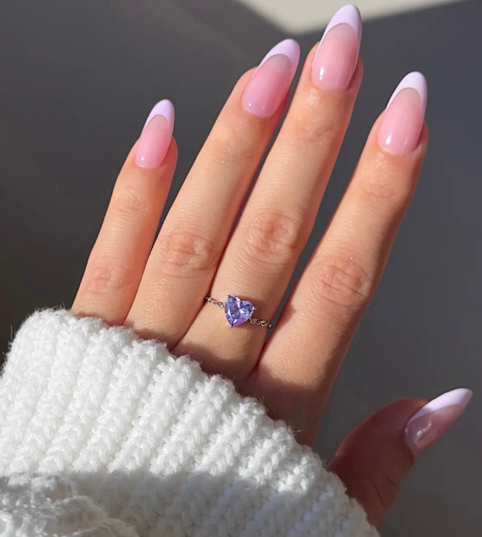 Perfect Bestie Matching Adjustable Chain Heart Ring