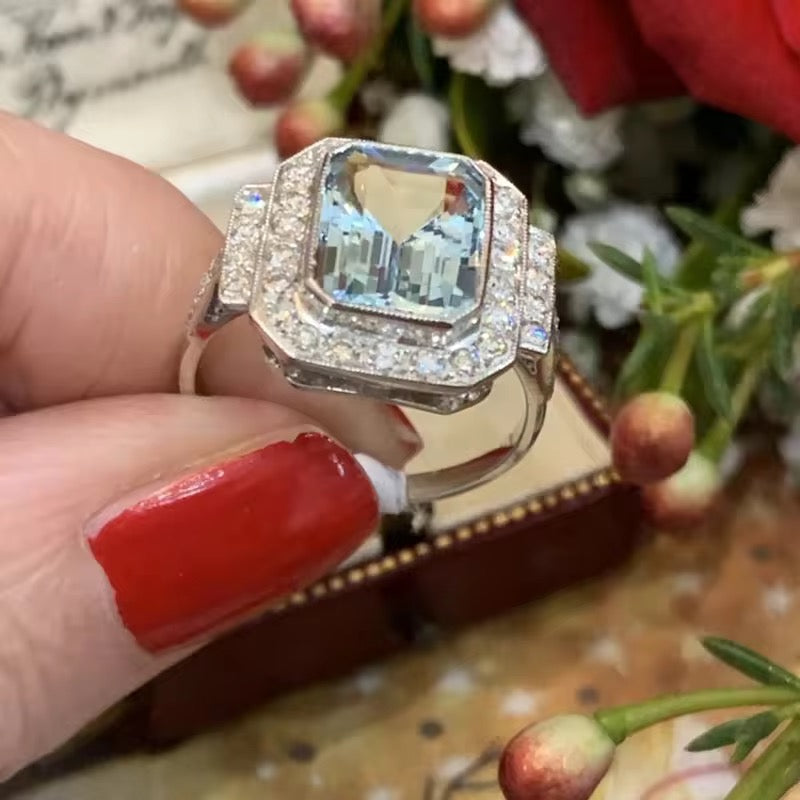 White Aqua Ring
