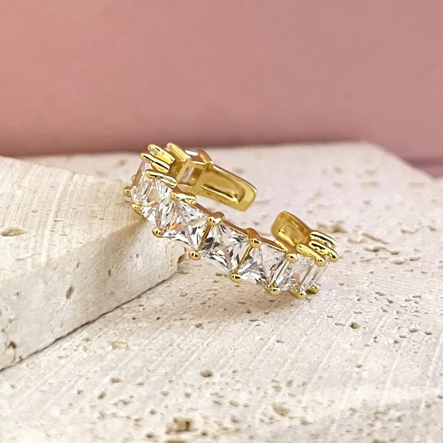 Gem Grace Baguette Ring