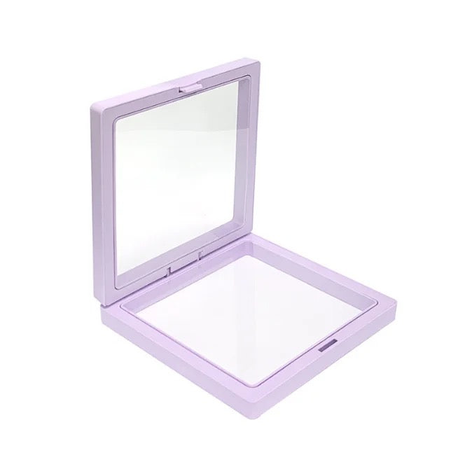 Transparent Rebound Jewelry Box - Purple (pack of 2)