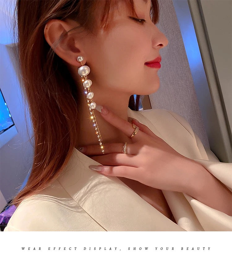 Pearl Latkan Earrings