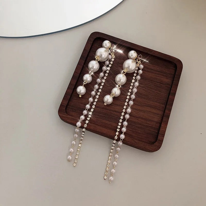 Pearl Latkan Earrings