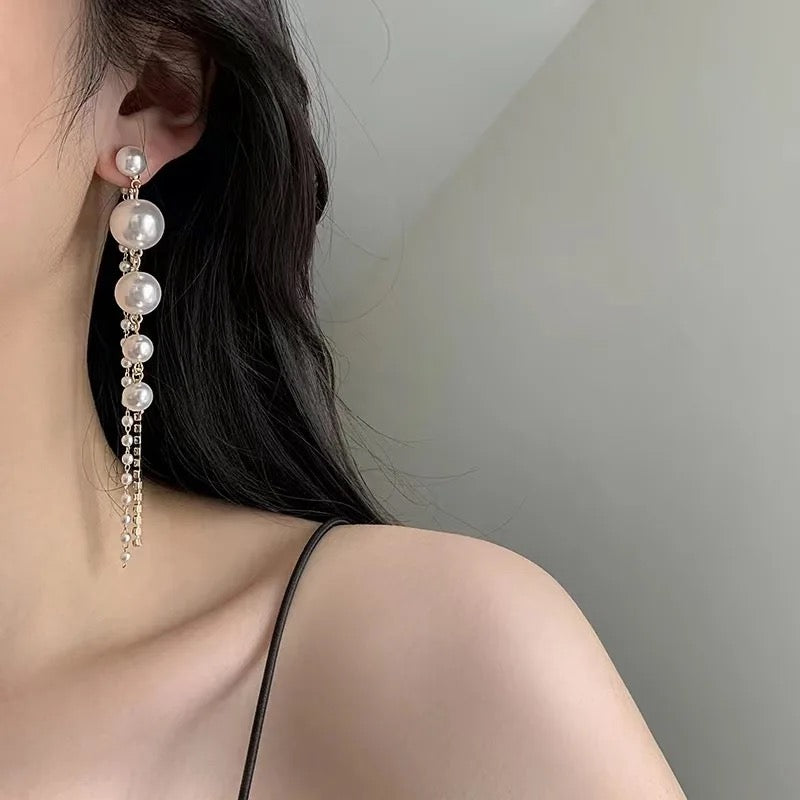 Pearl Latkan Earrings