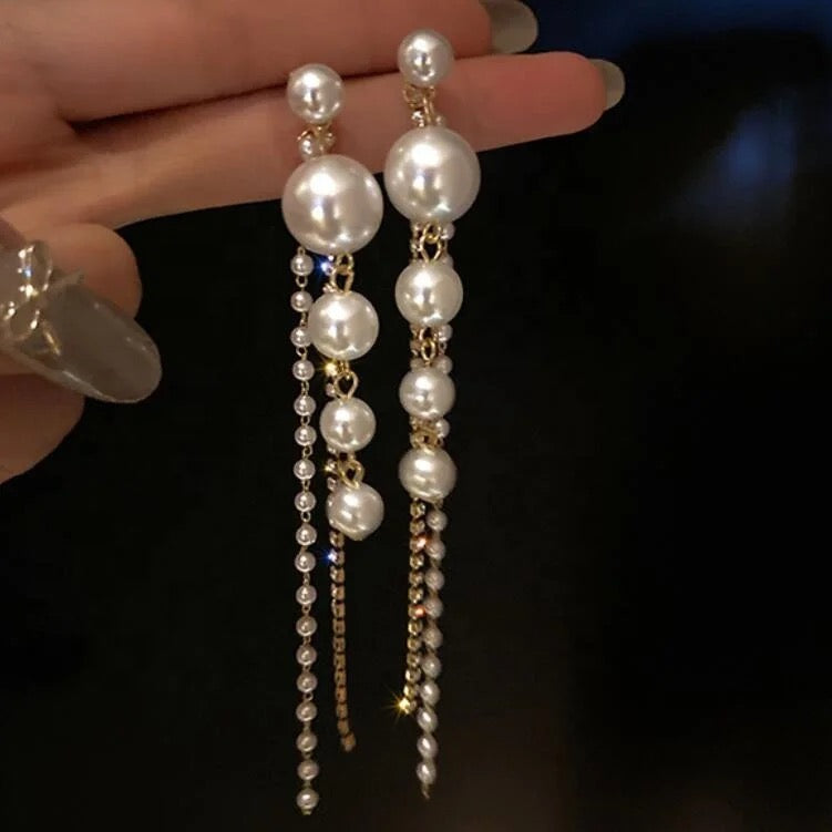 Pearl Latkan Earrings