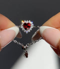 Anillo Corazón Encadenado – Heart Chained Ring (Red)