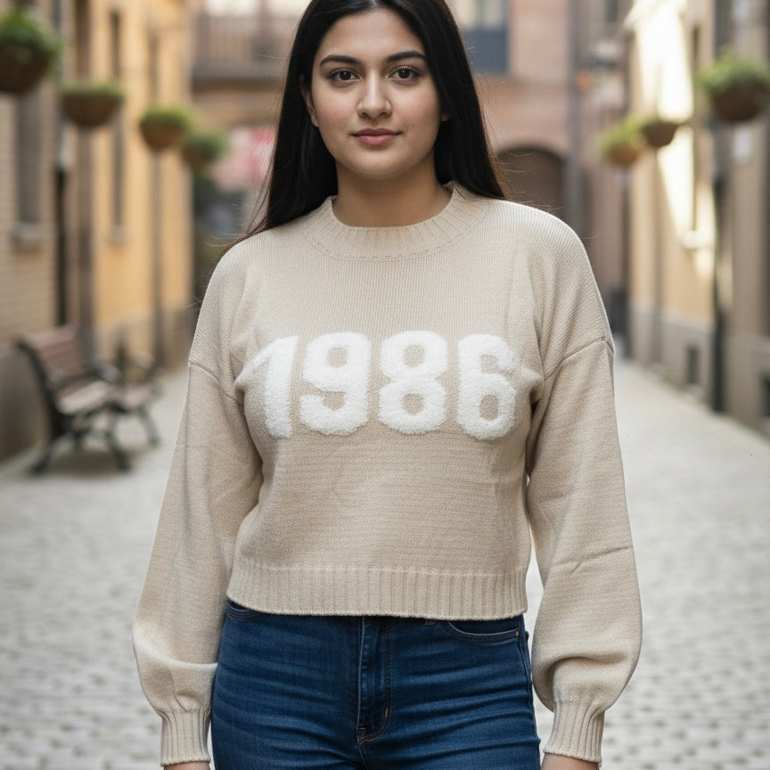 Beige '86 Classic - FREE SIZE