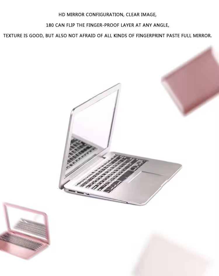 The Mini Compact Grey MacBook Mirror