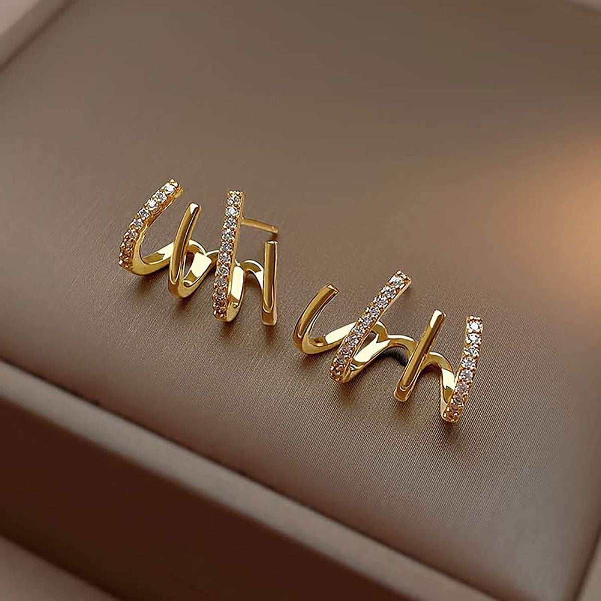 Statement Claw Earrings – 18K Gold Plated Copper