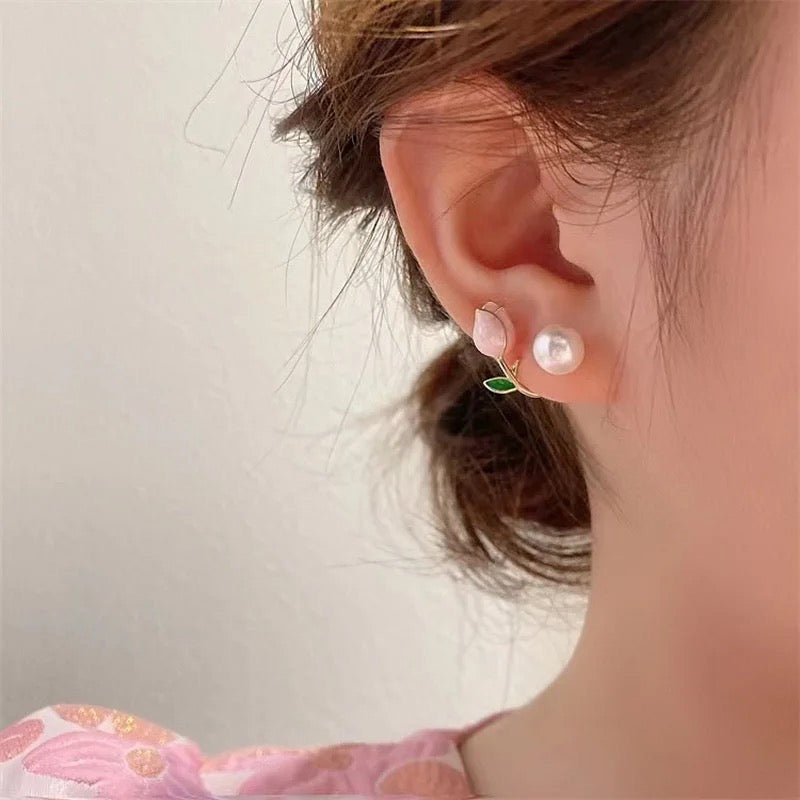 Combo of 2 Bestselling Earrings (Muti Effect Studs + Rose Pink Studs)