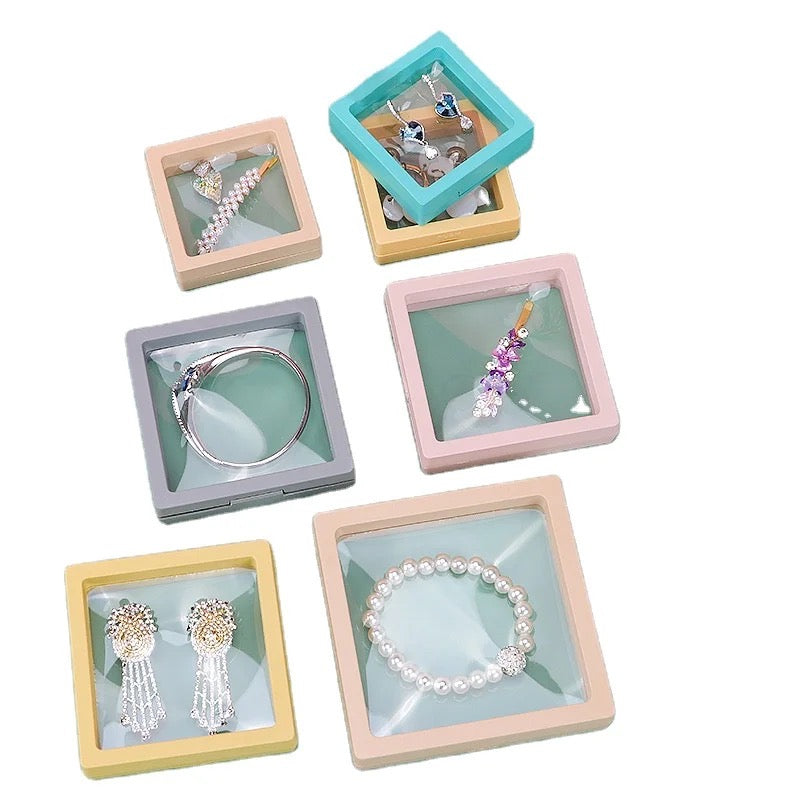 Transparent Rebound Jewellery Box- (colour may vary)