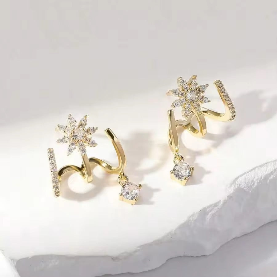 Shoppe Cue Celestial Wave Earrings