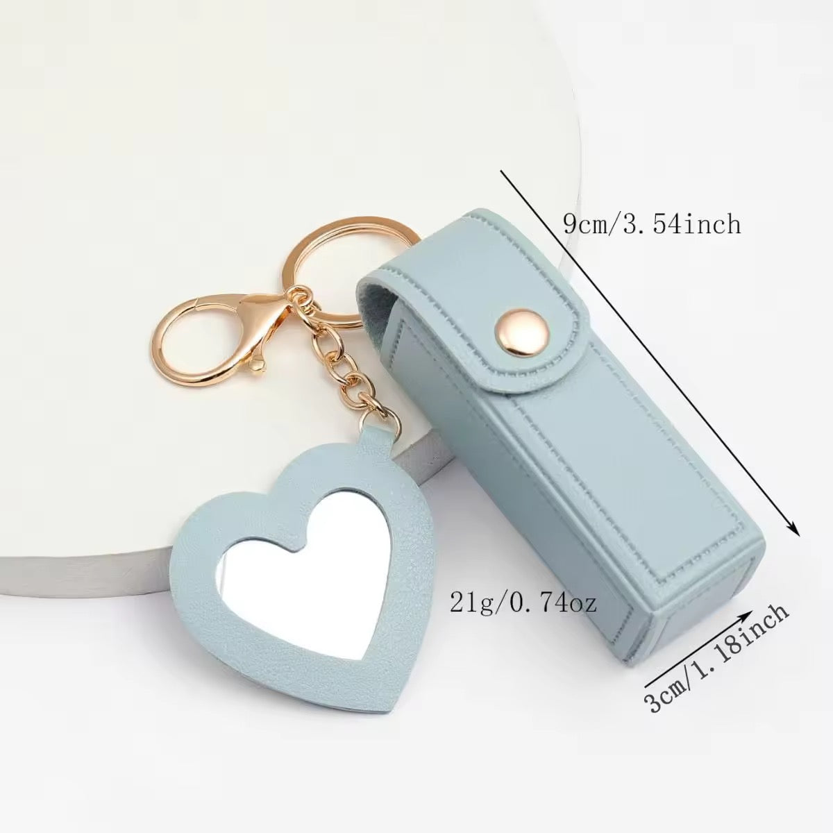 Cute Mini Lipstick Keychain Holder Bag Charm