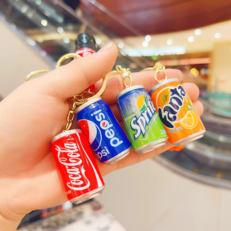 Coke Bag Charm Keyring
