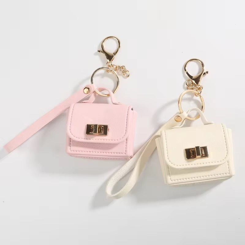 Mini Bag Keychain Storage Small Purse - (color may vary as limited stock available)