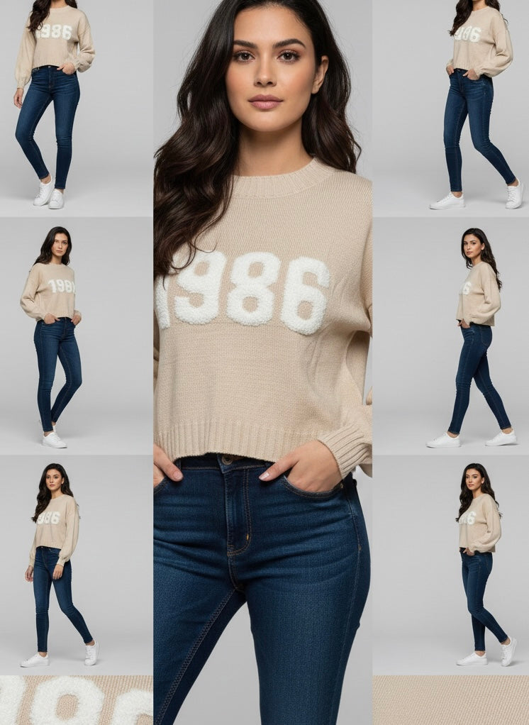 Beige '86 Classic - FREE SIZE