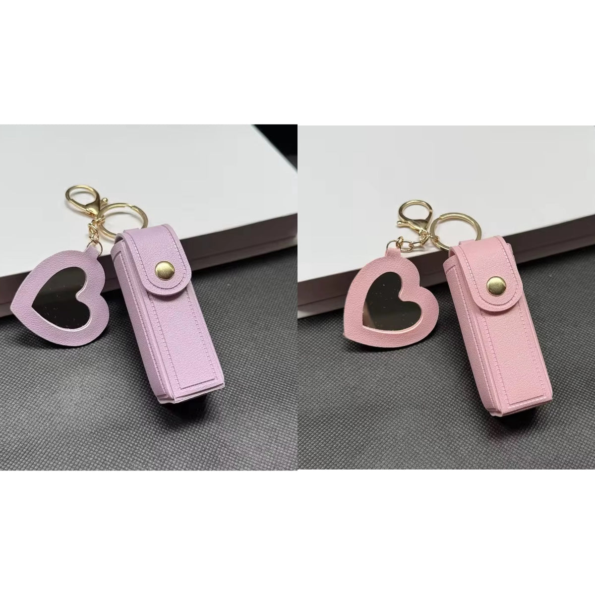 Cute Mini Lipstick Keychain Holder Bag Charm