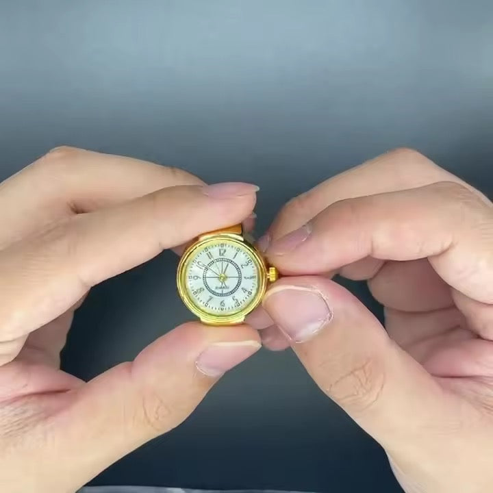 Real Time Premium Watch Ring - Limited Edition (Golden)