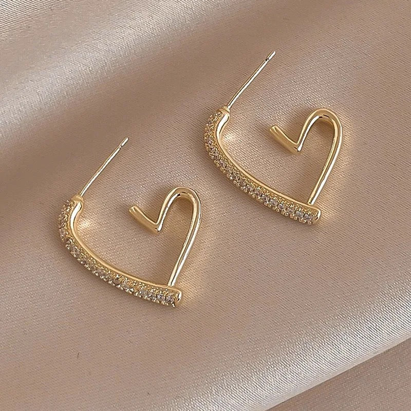 Heartfelt Sparkle Hoops