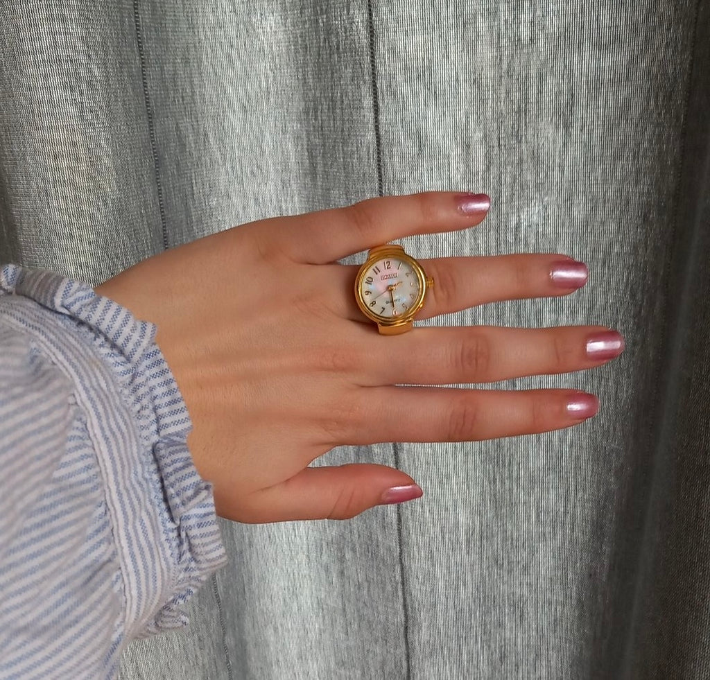 Real Time Premium Watch Ring - Limited Edition (Golden)