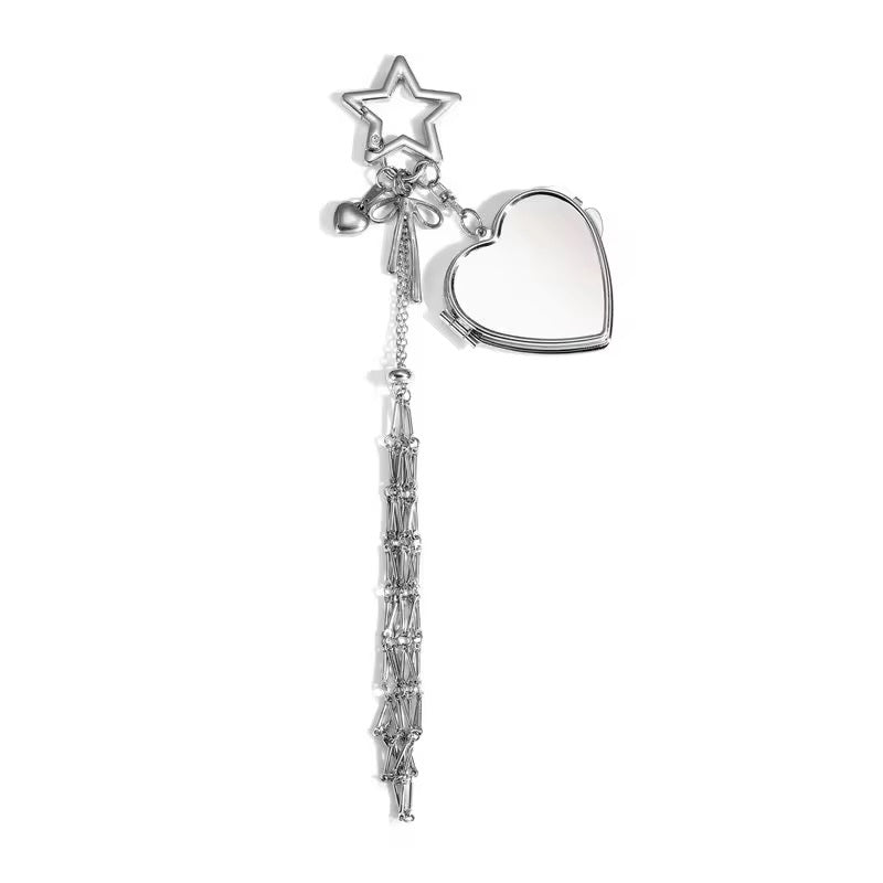 Metal Lipstick Holder Keychain Bag Charm - (Without Mirror)