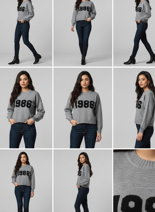Grey '86 Classic - FREE SIZE