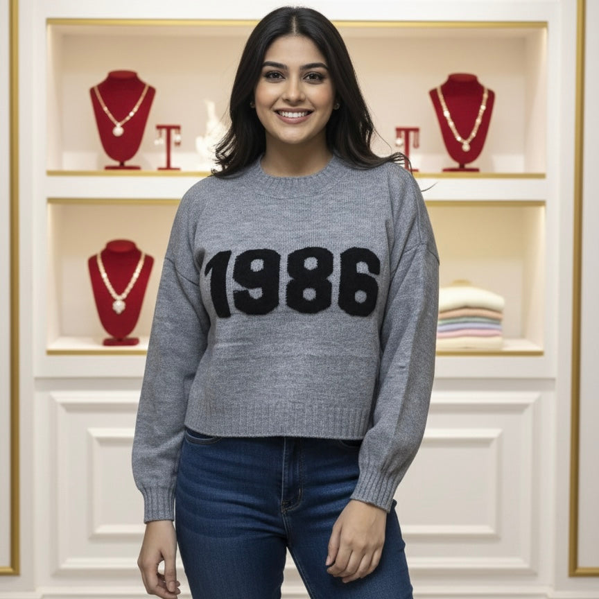 Grey '86 Classic - FREE SIZE