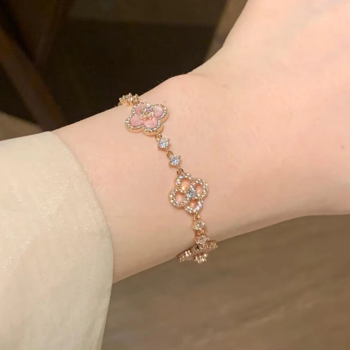 Rosé Bloom Bracelet