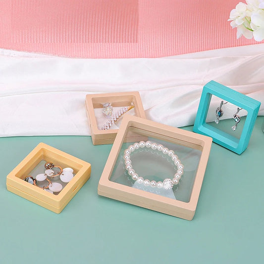 Transparent Rebound Jewelry Box - (colour may vary)