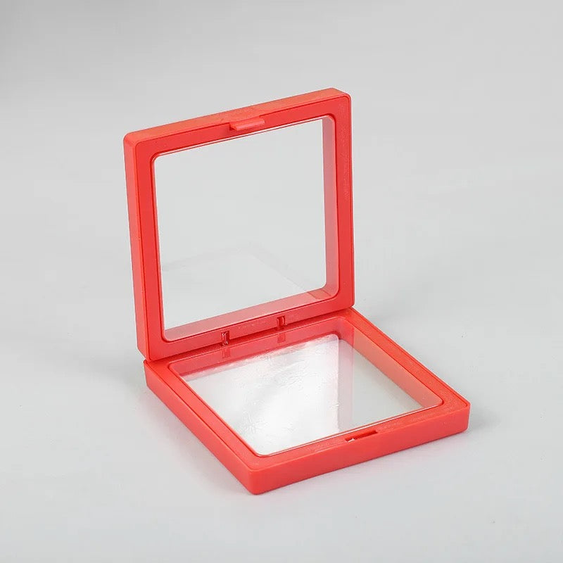 Transparent Rebound Jewellery Box - Red (pack of 2)