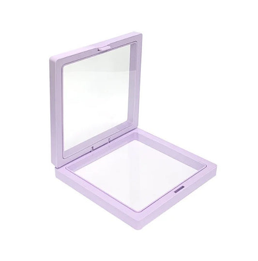 Transparent Rebound Jewelry Box - Purple (pack of 2)