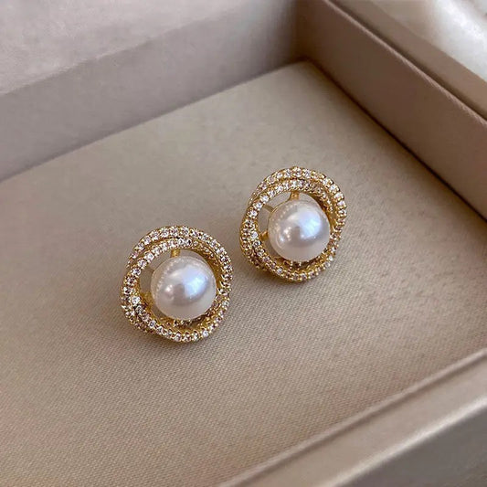 Royal Pearl Glow Earrings