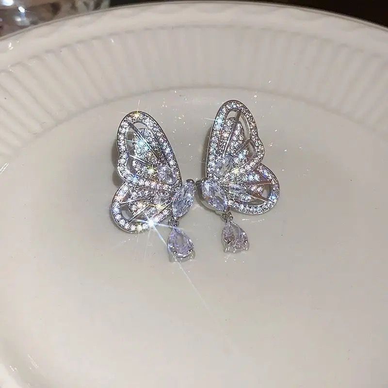 New Silver Unique Earrings & Studs