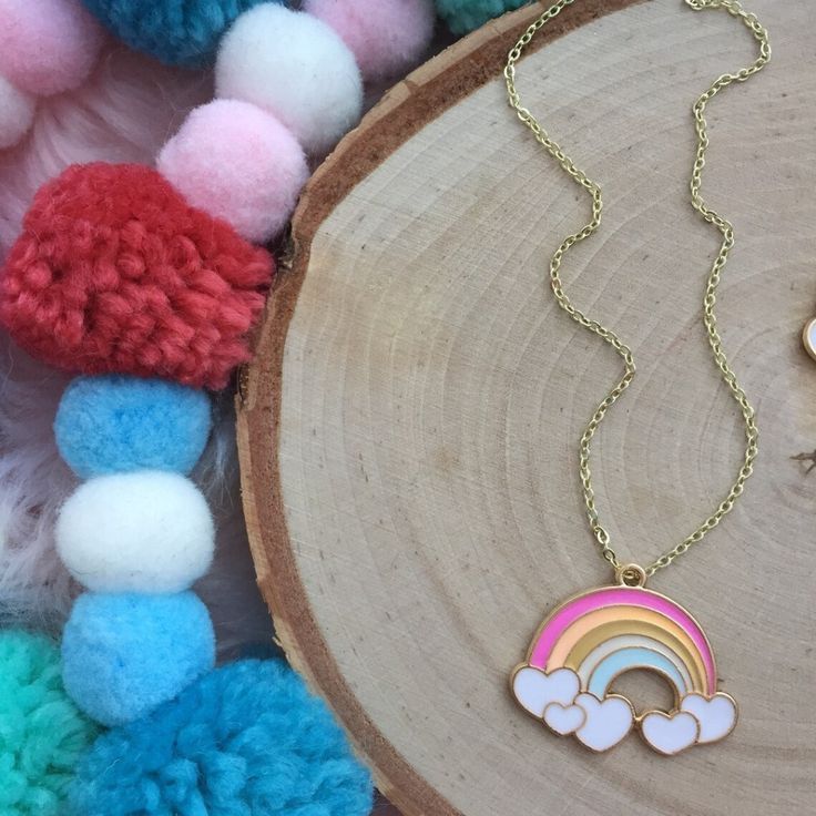 Rainbow Girl Charm Necklace