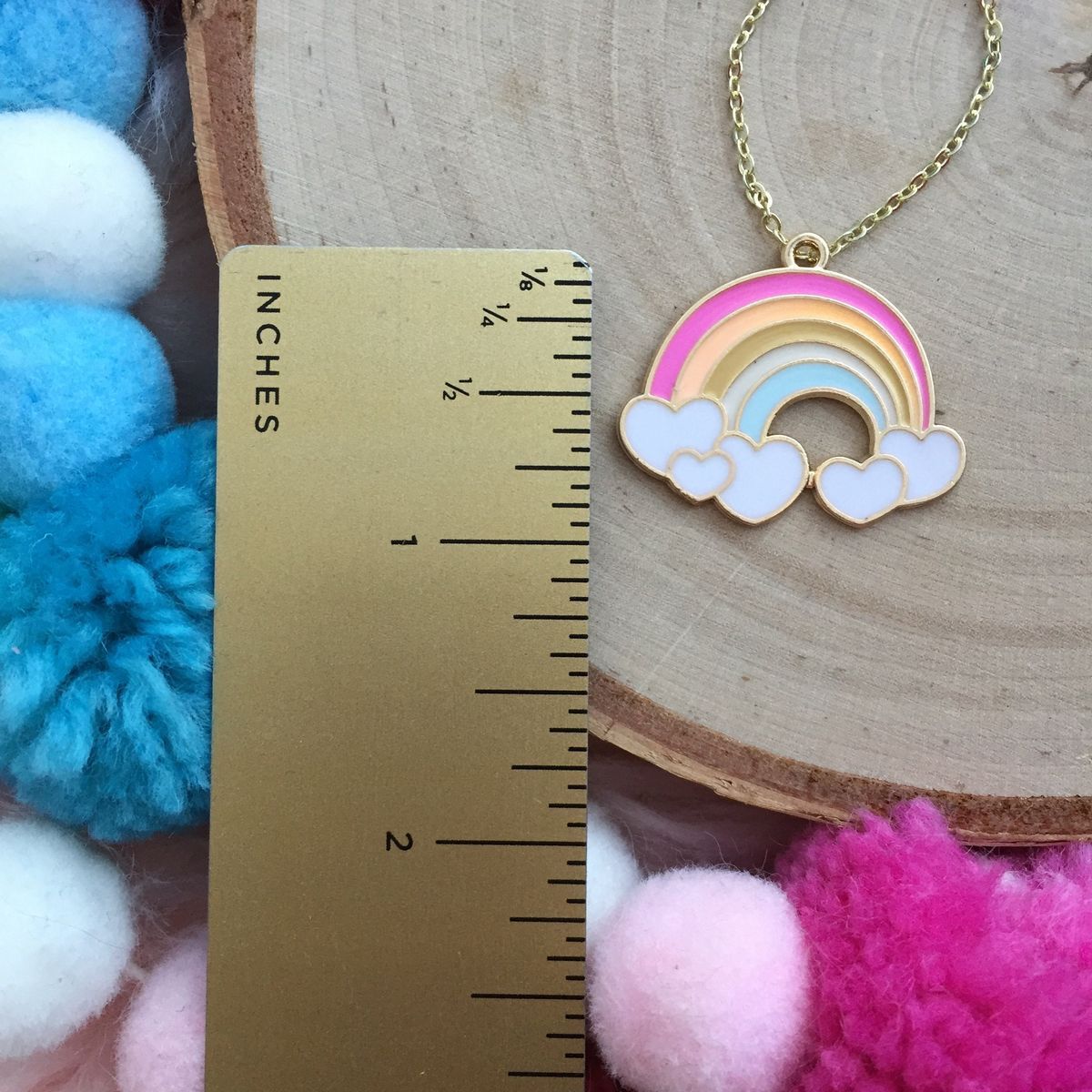 Rainbow Girl Charm Necklace