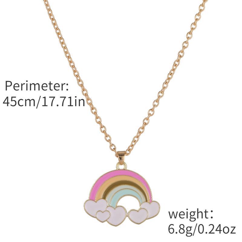 Rainbow Girl Charm Necklace