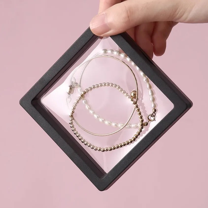 Transparent Rebound Jewellery Box- (colour may vary)