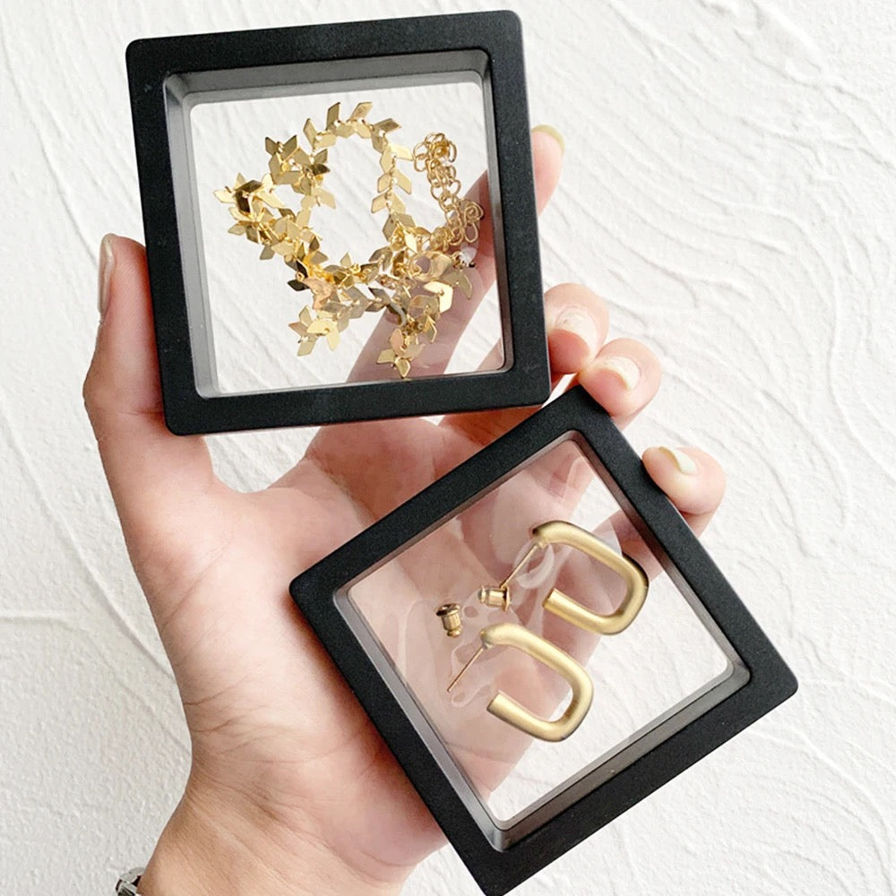 Transparent Rebound Jewellery Box- (colour may vary)