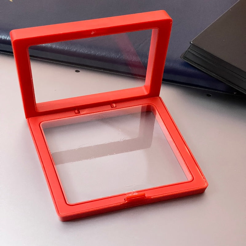 Transparent Rebound Jewellery Box - Red (pack of 2)