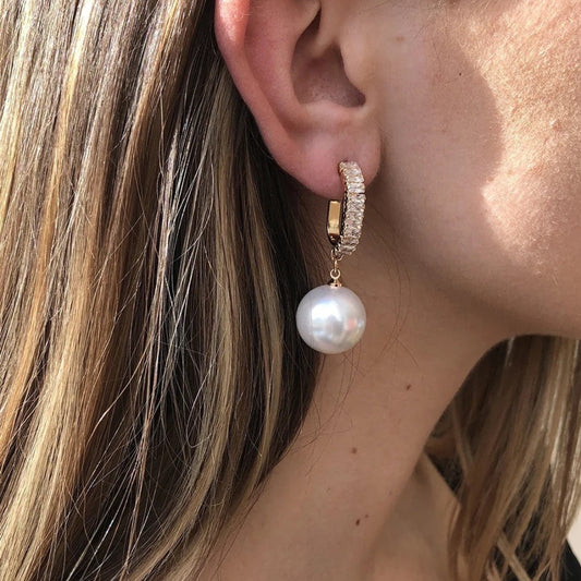 Bridal Simulated Pearl Earrings