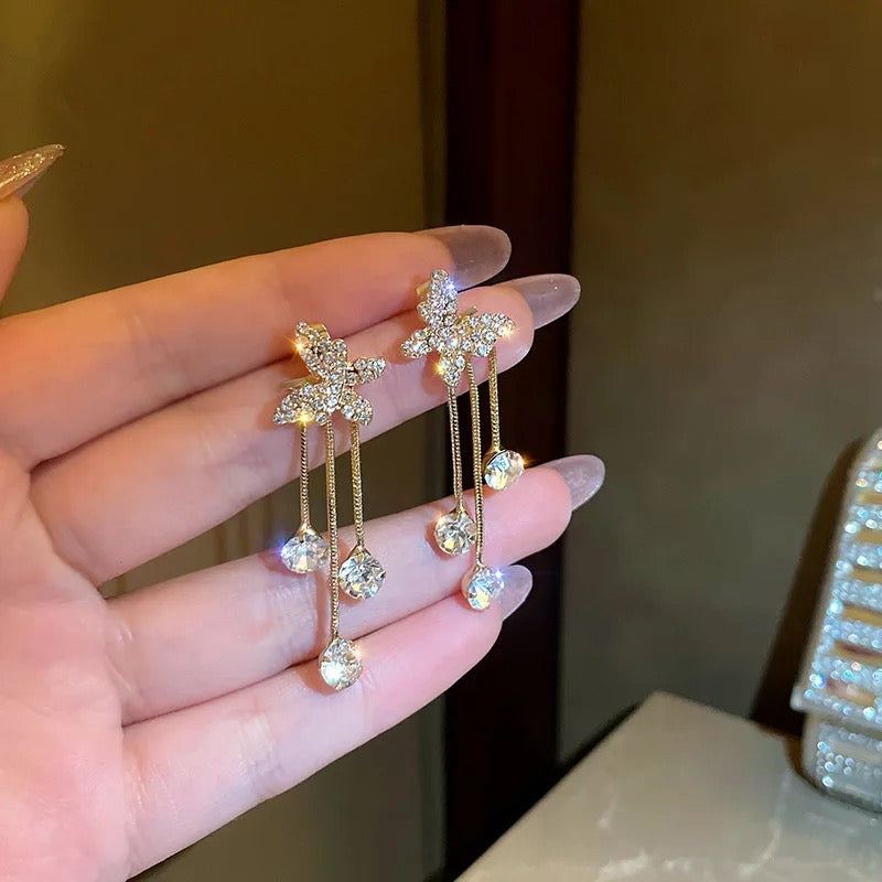 Premium Butterfly Chain Earrings
